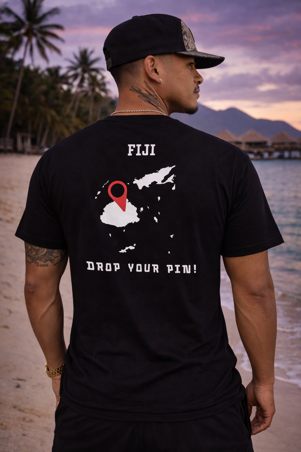 Pacific Island Natives — DROP YOUR PIN Tee
