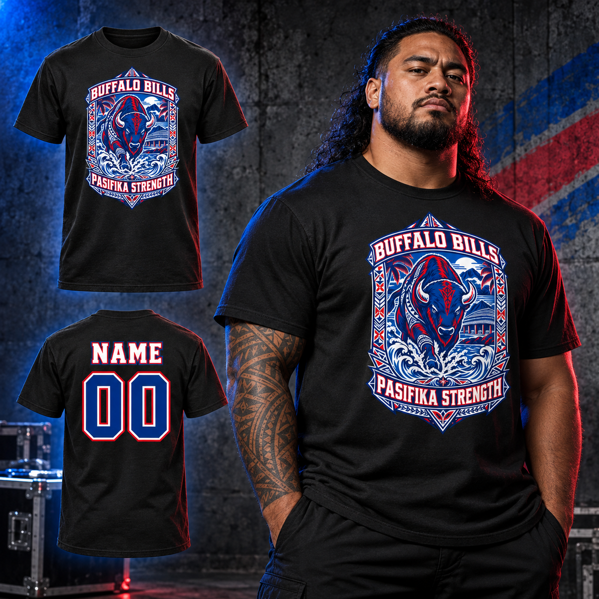 PASIFIKA STRENGTH — ONE PASIFIKA NFL TEE