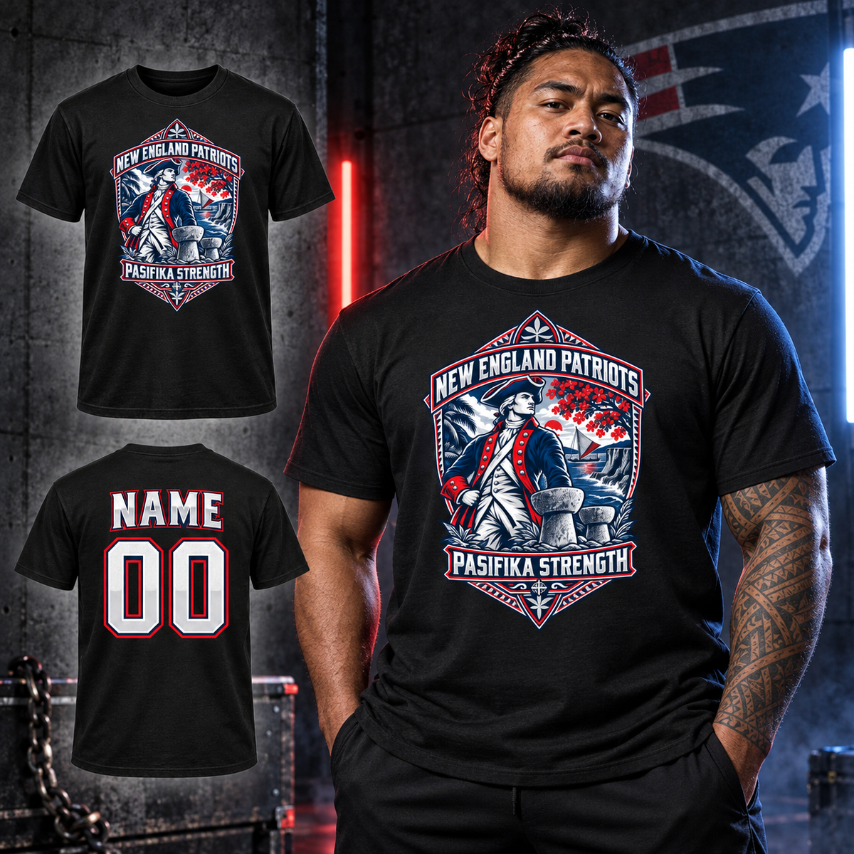 PASIFIKA STRENGTH — ONE PASIFIKA NFL TEE