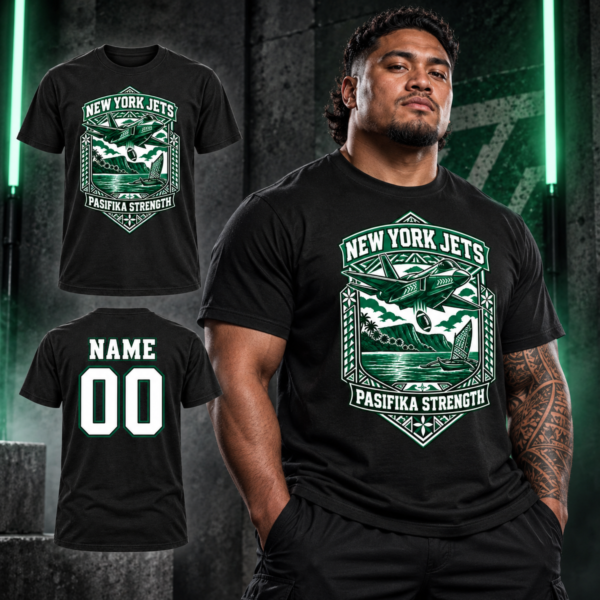 PASIFIKA STRENGTH — ONE PASIFIKA NFL TEE