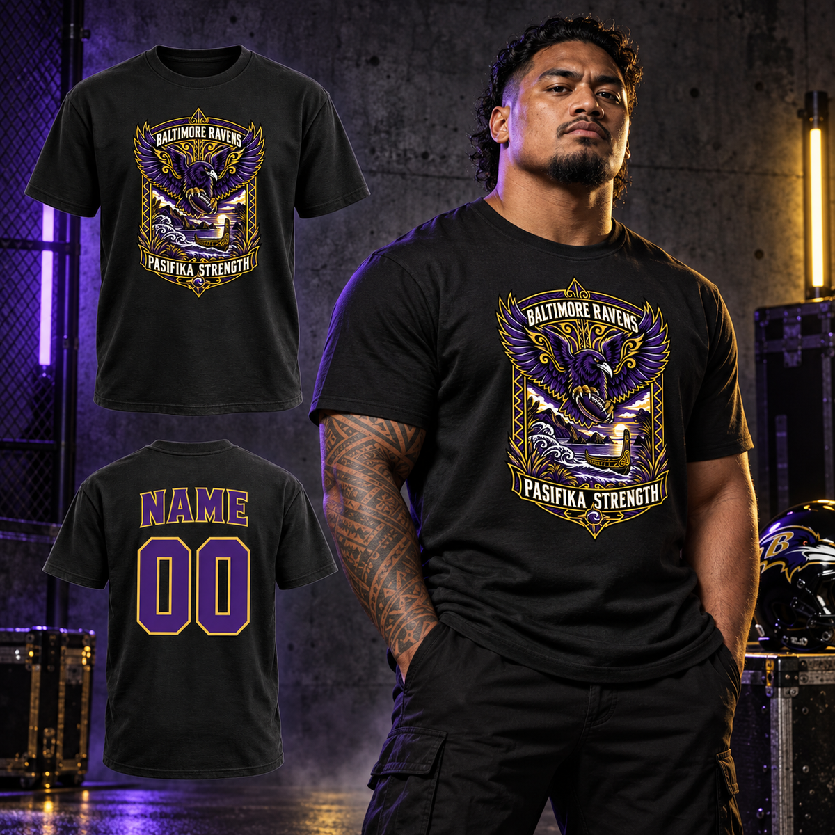 PASIFIKA STRENGTH — ONE PASIFIKA NFL TEE