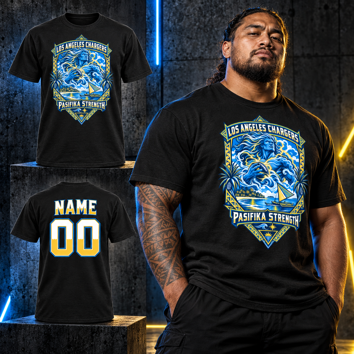 PASIFIKA STRENGTH — ONE PASIFIKA NFL TEE