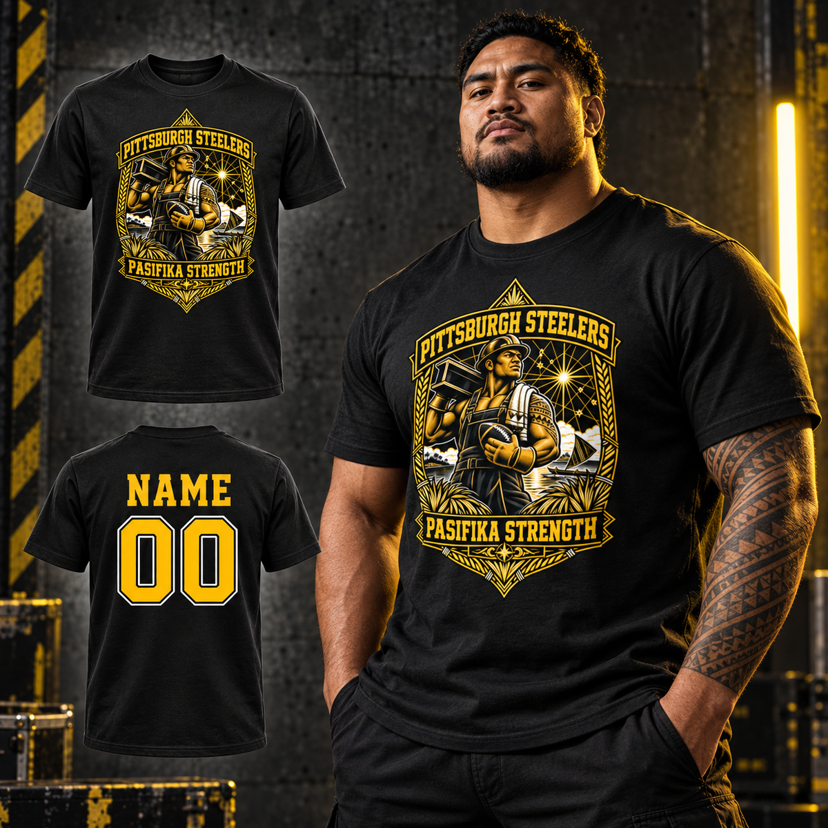PASIFIKA STRENGTH — ONE PASIFIKA NFL TEE
