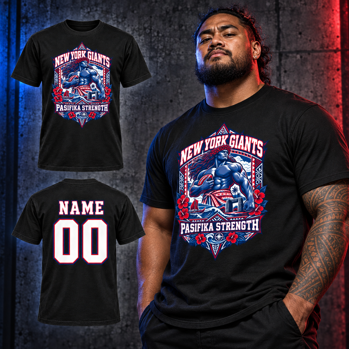 PASIFIKA STRENGTH — ONE PASIFIKA NFL TEE