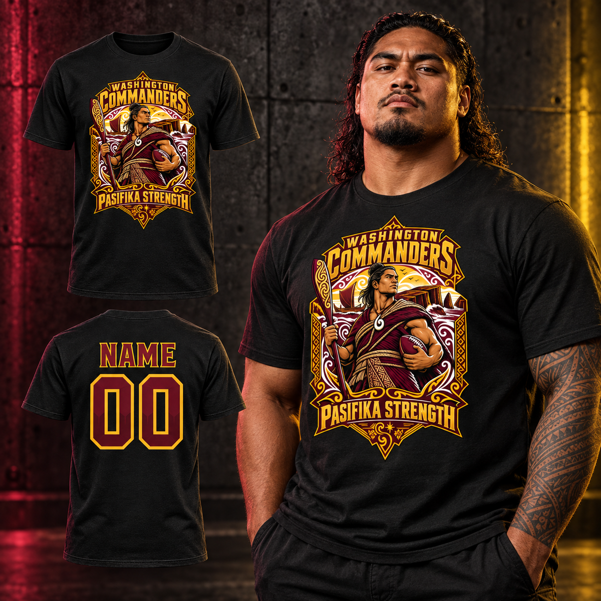 PASIFIKA STRENGTH — ONE PASIFIKA NFL TEE