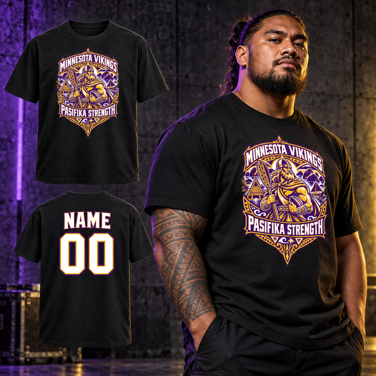 PASIFIKA STRENGTH — ONE PASIFIKA NFL TEE