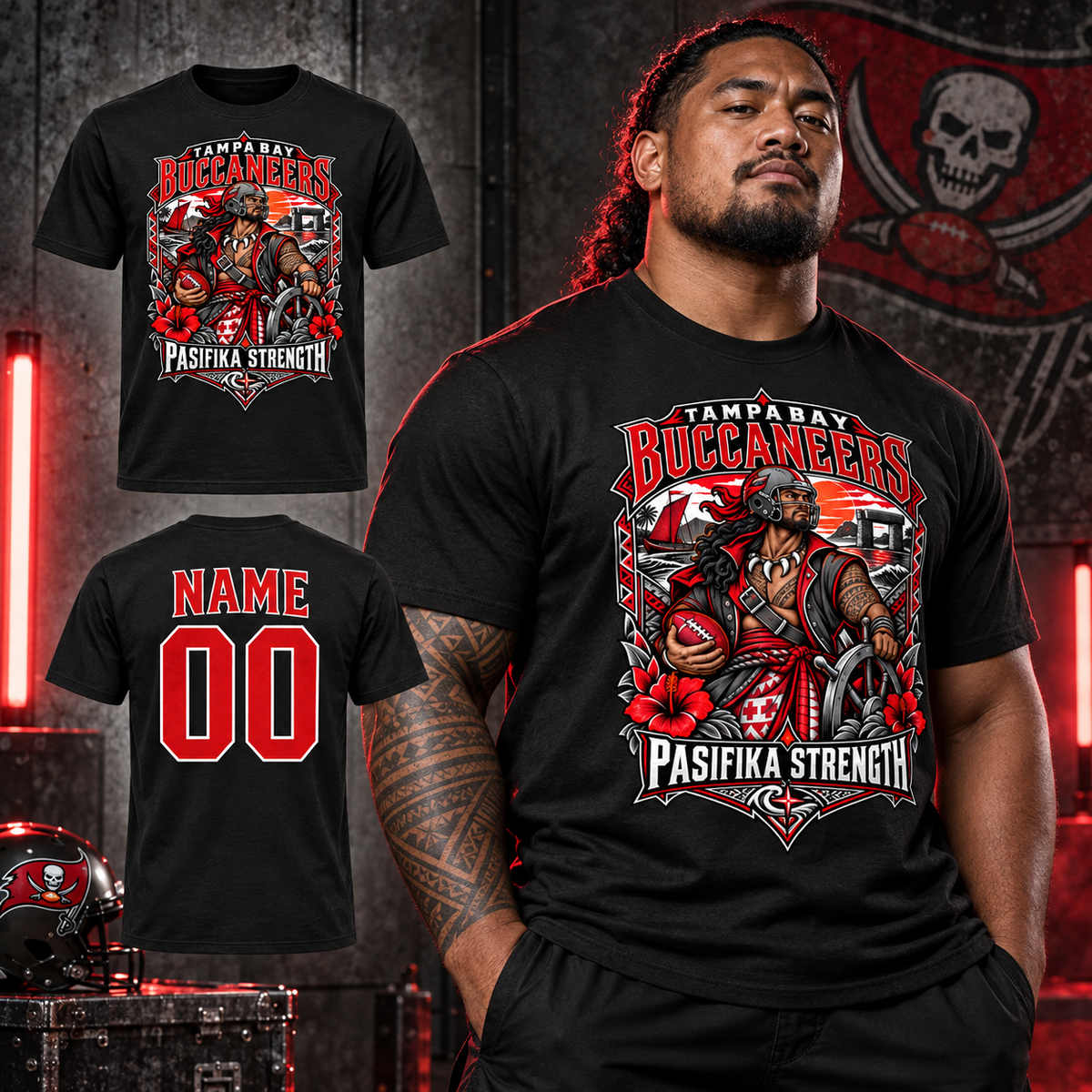 PASIFIKA STRENGTH — ONE PASIFIKA NFL TEE
