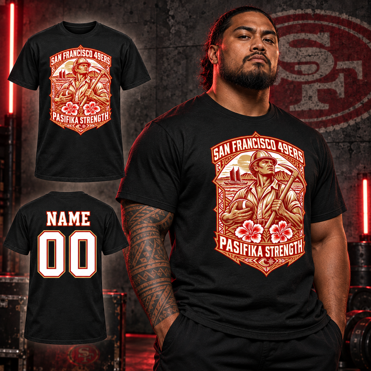 PASIFIKA STRENGTH — ONE PASIFIKA NFL TEE