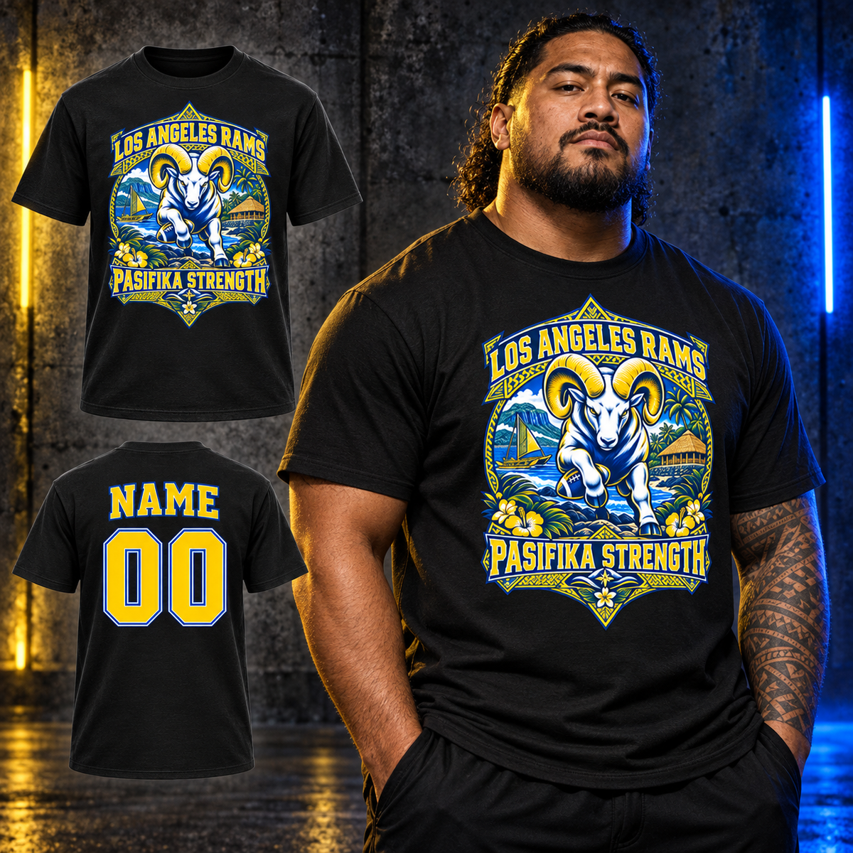 PASIFIKA STRENGTH — ONE PASIFIKA NFL TEE