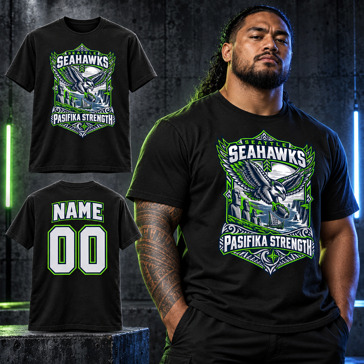 PASIFIKA STRENGTH — ONE PASIFIKA NFL TEE
